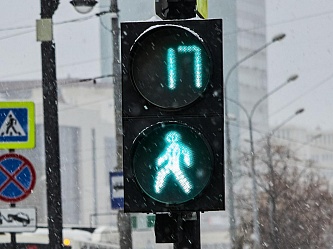 Traffic Lights with Voice Dubbing in Nizhny Novgorod